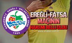 Ereğli-Fatsa maçının hakemi belli oldu