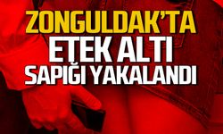 Zonguldak'ta etek altı sapığı yakalandı...