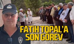 Fatih Topal'a son yolculuğuna uğurlandı