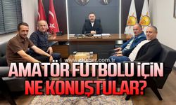 Amatör futbolu için ne konuştular!