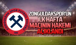 Zonguldakspor’un ilk hafta maçını yönetecek hakem açıklandı