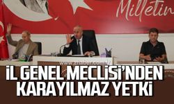Zonguldak İl Genel Meclisi'nden Ahmet Karayılmaz'a yetki