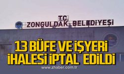 Zonguldak Belediyesi’nde Büfe ve İşyeri ihalesi iptal edildi