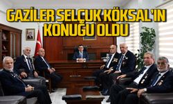 Gaziler, Selçuk Köksal’ın konuğu oldu