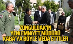 Zonguldak'ın yeni Emniyet Müdürü İbrahim Kaba'ya böyle veda ettiler