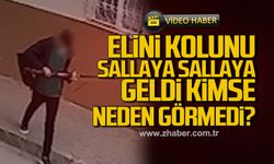 Elini kolunu sallaya sallaya geldi kimse neden görmedi?