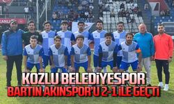 Kozlu Belediyespor, Bartın Akınspor’u 2-1’le geçti