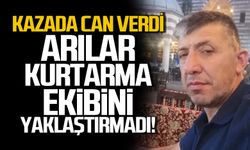 Kazada can verdi... Arılar kurtarma ekibini yaklaştırmadı