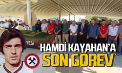 Zonguldakspor’un efsanesi Hamdi Kayahan, gözyaşlarıyla sonsuzluğa uğurlandı