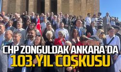 Zonguldak CHP Teşkilatı Anıtkabir’de 103. yılı kutladı
