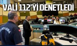 Vali Osman Hacıbektaşoğlu 112 Acil Çağrı Merkezi’ni denetledi