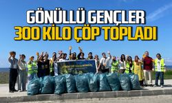 Dünya Temizlik Günü’nde Kozlu Sahili’nde 300 kilo çöp topladılar