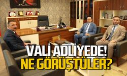 Vali Osman Hacıbektaşoğlu Zonguldak Adliyesi’nde
