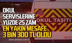 Okul Servislerine %25 Zam: En yakın mesafe 3 Bin 300 TL