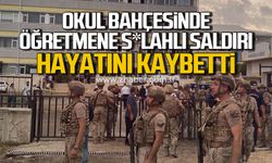 Okul bahçesinde Öğretmene s*lahlı saldırı! Hayatını kaybetti