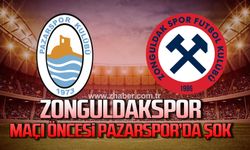 Pazarspor’da Zonguldakspor maçı öncesi haciz şoku!