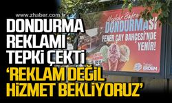 Dondurma reklamı tepki çekti. 'Reklam değil, hizmet bekliyoruz'