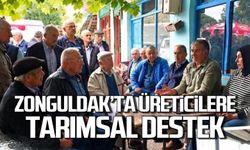 Zonguldak’ta üreticilere tarımsal destek