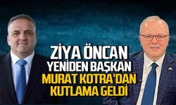 Ziya Öncan yeninden başkan seçildi, Murat Kotra tebrik etti