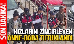 Kızlarını zincire bağlayan anne ve baba tutuklandı: 4 çocuk koruma altına alındı