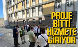 Proje tamamlandı hizmete açılıyor