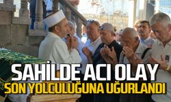 Sahilde acı olay: Gözyaşlarıyla son yolculuğuna uğurlandı