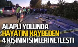 Alaplı yolunda kazada hayatını kaybeden 4 kişinin kimliği belli oldu