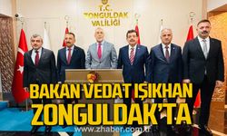 Çalışma ve Sosyal Güvenlik Bakanı Vedat Işıkhan Zonguldak'ta.