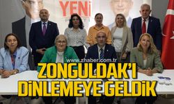 Zonguldak'ı dinlemeye geldik