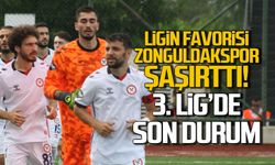 Favori olan Zonguldakspor şaşkınlık yarattı…Ligde son durum!