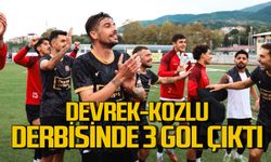 Devrek-Kozlu derbi maçında 3 gol atıldı