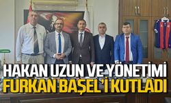 Hakan Uzun ve yönetiminden Furkan Başel’e ziyaret