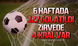 6 Haftafa 127 gol atıldı! Zirve de 4 kral var...