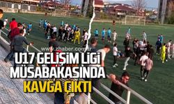 U17 Gelişim Ligi müsabakasında futbolcular arasında kavga çıktı