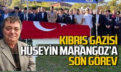 Kıbrıs Gazisi Hüseyin Marangoz törenle toprağa verildi