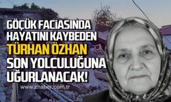 Göçük faciasında hayatını kaybeden Türkan Özhan uğurlanıyor