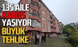 Zonguldak'ta 135 haneli site sakinleri kabus yaşıyor: Apartmanda büyük tehlike