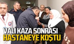Vali kaza sonrası hastaneye koştu: Yaralıların durumu hakkında bilgilerini aldı