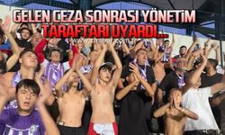 Gelen ceza sonrası yönetim taraftarı uyardı...