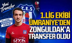 TFF 1.lig ekibi Ümrüniyespor'dan Zonguldak Ereğli Spor dış transfer oldu