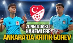 Zonguldaklı hakemler Necmi Taha Çakar ve Emir Yüksel Ankara yolcusu