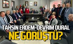 Tahsin Erdem ve Devrim Dural parti binasında buluştu