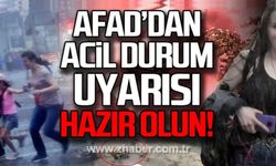Uyarılar peş peşe geliyor. AFAD Zonguldak'ı uyardı