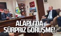 Alaplı'da sürpriz görüşme!