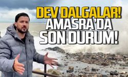 Amasra'da dev dalgalar...