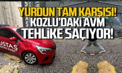 Kozlu'da atıl kalan AVM tehlike saçıyor