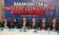 Bakan Bak'tan Zonguldak'a yeni stadyum ve tesis müjdesi