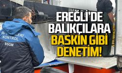 Ereğli'de balıkçılara baskın gibi denetim