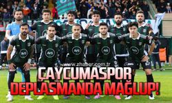 Çaycumaspor deplasmanda mağlup oldu