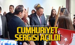 Zonguldak'ta Cumhuriyet sergisi açıldı